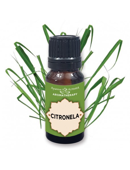 Altevita 100% esenciálny olej CITRONELA - Olej jasnosti a očistnej sily 10ml