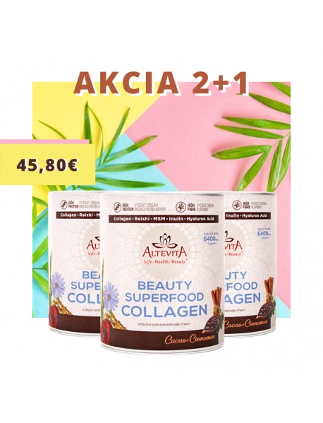 2 + 1 zadarmo Altevita Superfood beauty collagen 320g